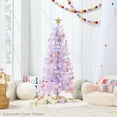 thumbnail image 4 of Best Choice Products 4ft Pre-lit Colored Christmas Tree, Artificial Tree Holiday Decor w/ LED Lights -Sage Green, 4 of 9
