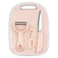 thumbnail image 2 of 3pcs/set Mini Kitchen Chopping Cutting Board Fruit Food Knives Peeler Tools, 2 of 10