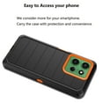 thumbnail image 6 of For Motorola Moto G Power 5G 2025 Case,Takfox Holster Phone Case with Built-in Screen Protector Swivel Belt Clip [3 Layers] Heavy Duty Full Body Protection Shockproof Kickstand Cover-Black/Orange, 6 of 9
