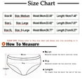 thumbnail image 2 of Bigersell High Cut Underwear Women Clearance Briefs Women Thong Panty Style P-516 Nylon Period Panties Ladies Thongs Briefs Mid Waist Women's Briefs Black XL, 2 of 4