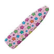 HELLHERO Ironing Board Cover 15x54 Inch Colourful Stars Iron Board Cover Steam Iron Board Cover Standard Full Size 3 Hook and Loop Fastener Strap