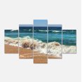 thumbnail image 2 of Atlantic Beach avec Vagues en Mousse - Grande Toile d'Art Paysage Marin, 2 of 3