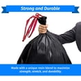 thumbnail image 3 of Reli. 30-33 Gallon Trash Bags Drawstring (250 Bags) Large 33 Gallon Trash Bags Drawstring - Black Heavy Duty Drawstring Trash Bags (Black), 3 of 8