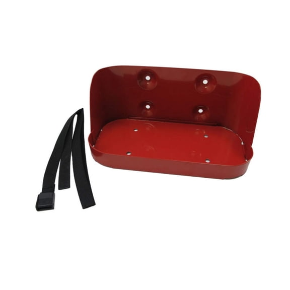 Rampage by RealTruck Universal Trail Can Mount Base | Red | 86625