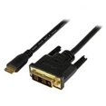 thumbnail image 1 of Câble Mini HDMI vers DVI-D 2 m Mâle vers Mâle, Noir, 1 of 1