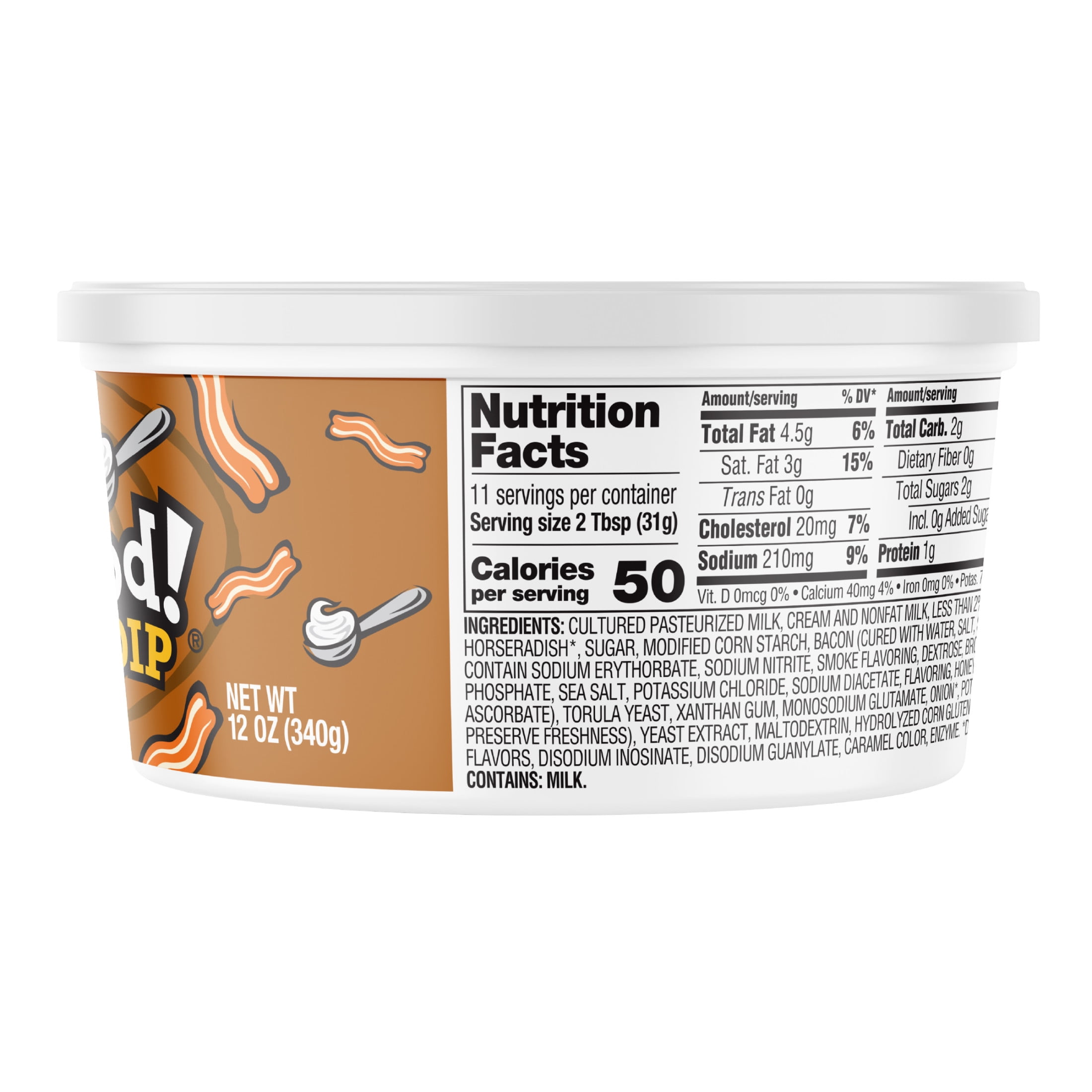 Heluva Good! Bacon Horseradish Dip, 12 oz