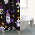 thumbnail image 4 of Halloween Gnomes and Pumpkins Shower Curtain 36"x72" ,Bathroom Decorative Shower Curtains Set with 12 Hooks,Modern Waterproof Washable Shower Curtain, 4 of 6