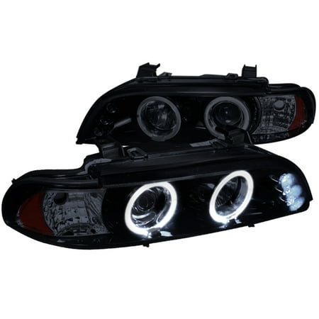 Spec-D Tuning 1996-2003 Bmw E39 M5 Halo Projector Led Headlights 1996 1997 1998 1999 2000 2001 2002 2003 (Left +