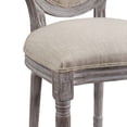 thumbnail image 6 of Modway Emanate Dining Side Chair Upholstered Fabric Set of 4 in Beige, 6 of 6