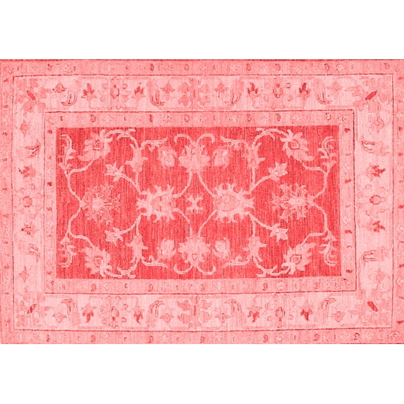 Ahgly Company Indoor Rectangle Oriental Red Traditional Area Rugs, 3' x 5'