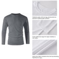 thumbnail image 6 of ZBORIBER Men's Quick Dry UPF 50+ UV Sun Protection Moisture Wicking Long Sleeve T-Shirt for Casual Workout,Sizes S-3XL,Titanium, 6 of 10
