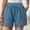 Sky Blue, variant on Women's Double Layered Pleats Hem Straight Leg Casual Pants High Waist Sports Loose Shorts Casual Fashion Pants Seersucker Shorts Women Women's Shorts Casual Women Sweat Shorts Basketball Shorts for