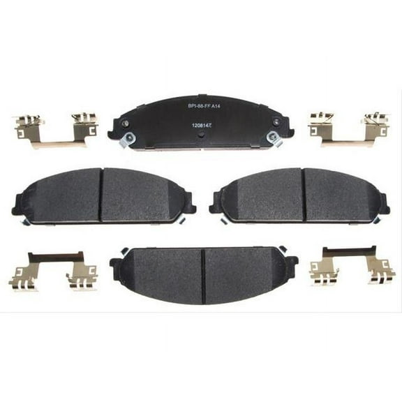 Front Brake Pad Set - Compatible with 2006 - 2023 Dodge Charger 2007 2008 2009 2010 2011 2012 2013 2014 2015 2016 2017 2018 2019 2020 2021 2022