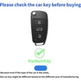 thumbnail image 2 of Key Fob Cover Compatible with Fit for Audi A4 Q7 Q5 TT A3 A6 SQ5 SQ7 R8 S5 Smart Key Premium Soft TPU Anti-dust Full Protection Keychain Case Holder Protector, 2 of 4