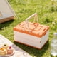 thumbnail image 1 of CaiYueKe Foldable Storage Box with Handle, Portable Organizer Basket for Home Camping Picnics, Collapsible Plastic Container for Toys Snacks Outdoor Gear, Multi-Purpose Ventilated Storage Bin, 1 of 7