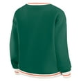 thumbnail image 3 of Women's WEAR by Erin Andrews Green Miami Hurricanes Seal Sweatshirt, 3 of 5