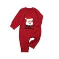 thumbnail image 2 of Christmas Family Matching Baby Santa Print  Neck Long Sleeve T Shirt, 2 of 5