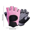 thumbnail image 3 of Breathable Mesh Half Finger Workout Gloves for Men & Women | Gym Training, Yoga, Cycling & Weight Lifting | Non-Slip Grip, Shock Absorption & Callus Prevention, 3 of 7