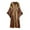Brown, variant on IROINNID Halloween Costumes For Women Sheath Dress Vintage Renaissance Victorian-Style Long Sleeve Hooded Dress,Blue