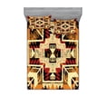thumbnail image 2 of Arrow Bedding Set with Sheet & Covers, Inspired Pattern Graphic Design Abstract Art Earth Tones, Printed Bedroom Decor 2 Shams, 4 Sizes, Orange Yellow Red, by Ambesonne, 2 of 3
