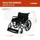 thumbnail image 5 of Silla de Ruedas Bariátrica Magnimed 22 pulgadas Negro Soporta hasta 120kg, 5 of 7