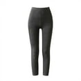 thumbnail image 3 of Tummy Control Slim Leg Pants for Women High Stretch Everyday Ankle Length Bottoms, 3 of 6