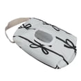 thumbnail image 5 of AOOOWER Multipurpose Cotton Wet Tissue Storage Bag with Striped Bowknot for Daily Use, 5 of 13