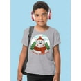 thumbnail image 2 of Cute Polar Bear In Snow T-Shirt Juniors -Image by Shutterstock,  x-Small, 2 of 4
