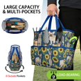 thumbnail image 2 of Garden Tool Bag,French Bulldog Sunflowers Floral Garden Tool Organizer,Garden Gifts,Waterproof Multi-Pocket Garden Tool Storage 11.8x5.5x11.4 Inch(Tools NOT Included), 2 of 6