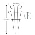 thumbnail image 4 of Dosaele Trellis for Potted Plants 15.74” x 7.87” Iron Trellis, 4 of 6