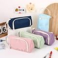 thumbnail image 2 of Multi-Functional Pencil Case in Pink - Large Capacity - Oxford Fabric, 2 of 10