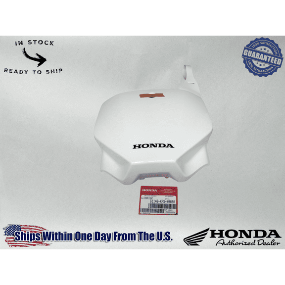 Honda OEM Visor Number Plate 03-08 CRF150 F CRF230 F 61140-KPS-900ZA