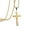 Gold, variant on 14K Yellow Gold Necklace European And American Personalized Design Scripture Cross Accessories Classic English Pendant