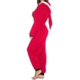 thumbnail image 2 of Aunavey Women One Piece Fleece Pajamas Jumpsuit Hooded Fuzzy Warm Romper Sleepwear, 2 of 5