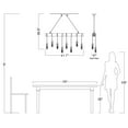 thumbnail image 4 of The Lighting Store Irma 8-light Natural Wooden Beam Linear Chandelier, 4 of 5