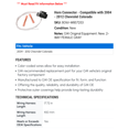 thumbnail image 2 of Horn Connector - Compatible with 2004 - 2012 Chevy Colorado 2005 2006 2007 2008 2009 2010 2011, 2 of 2