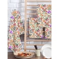 thumbnail image 2 of Watercolor Floral Kitchen Dish Towels for Drying Dishes Set of 2, Retro Botanical Flowers Leaves Spring Beige Waffle Weave Microfiber Hand Tea Bathroom Towels Quick Dry & Absorbent Towel 15.7x23.6, 2 of 7