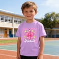 thumbnail image 6 of Riecok 100th Day of School Shirts Boys Girls Crewneck Celebration Tees Funny Colorful Printed Short Sleeve Tops, 6 of 8