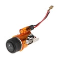 thumbnail image 2 of Miulika Car Lighter Socket 12V Power Plug With Light Dia 28mm Orange, 2 of 9