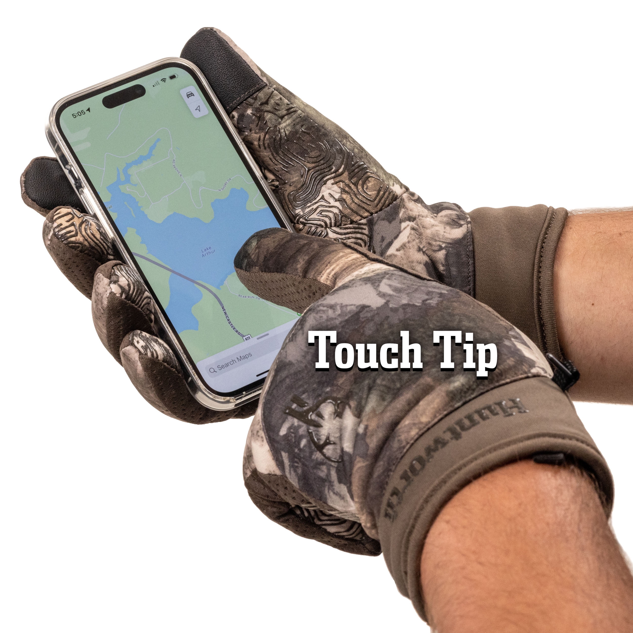 Huntworth Men's Gunner Midweight Hunting Gloves – Mossy Oak Terra® Gila, Size L/Xl