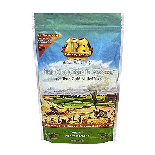 flax usa/stober farms organic golden flax cold milled golden flax seed