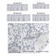 thumbnail image 3 of Kitchen Cafe Valance Curtain for Small Windows,Spring Flower Texture on Purple Rod Pocket Short Valances Abstract White Daisy Floral Window Treatment Panel for Living Room/Bedroom/Bathroom,42x12in, 3 of 9