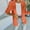 Orange, variant on Sakmal Coats for Women Plus Size Dressy Green Long Sleeve Sleeve Solid Formal Collar Slim Womens Jackets and Coat