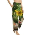thumbnail image 3 of Kdxio Women's Comfy Stretch Vintage Wooden BucketPrint Drawstring Pajama Pants-XX-Large, 3 of 9