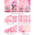 thumbnail image 6 of DAKIMOE Womens Silk Satin Pajama Set Short Sleeve Shirt with Shorts 2 Piece Pjs Sets Soft Silky Pajamas Sleepwear Nightwear Button-Down Loungewear S-XL, 6 of 9