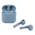 thumbnail image 5 of onn. Wireless Bluetooth Earphones with Environmental Noise Cancellation Microphone, Blue Silver, 5 of 8
