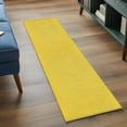 thumbnail image 4 of 2x6 Washable Runner Rug, Vintage Linen Non-Slip Hallway Runner for Entryway Kitchen Bedroom, Pastoral Yellow Linen Texture Farmhouse Indoor Carpet Runner Floor Mat, 4 of 9