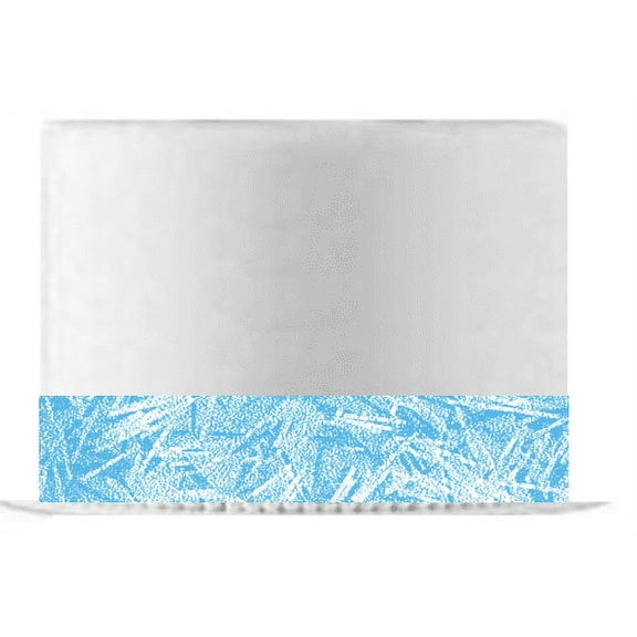 Blue Chalkboard Edible Cake Decoration Ribbon -6 Slim Strips
