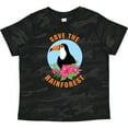 thumbnail image 3 of Inktastic Save the Rainforest Toucan Illustration Boys or Girls Toddler T-Shirt, 3 of 5