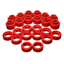 Energy Suspension 92-99 GM Denal XL/Suburban 2WD/Yukon XL 2WD Red Body (Cab) Mount Set